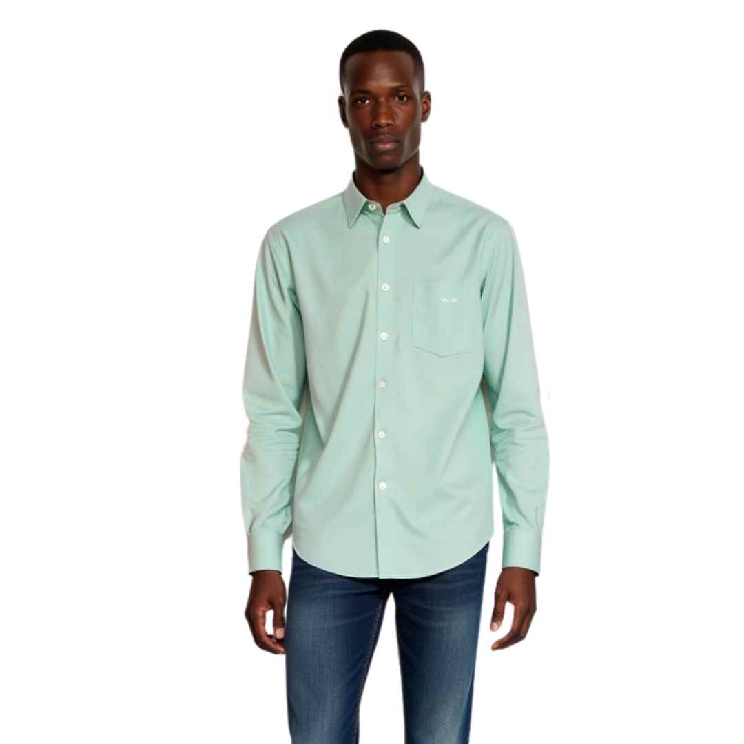 Men Button Down Long Sleeve Shirts2